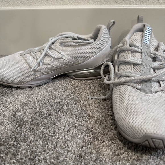 Puma Womens Classic White Walking Athletic Shoes Sneakers - Picture 3 of 9